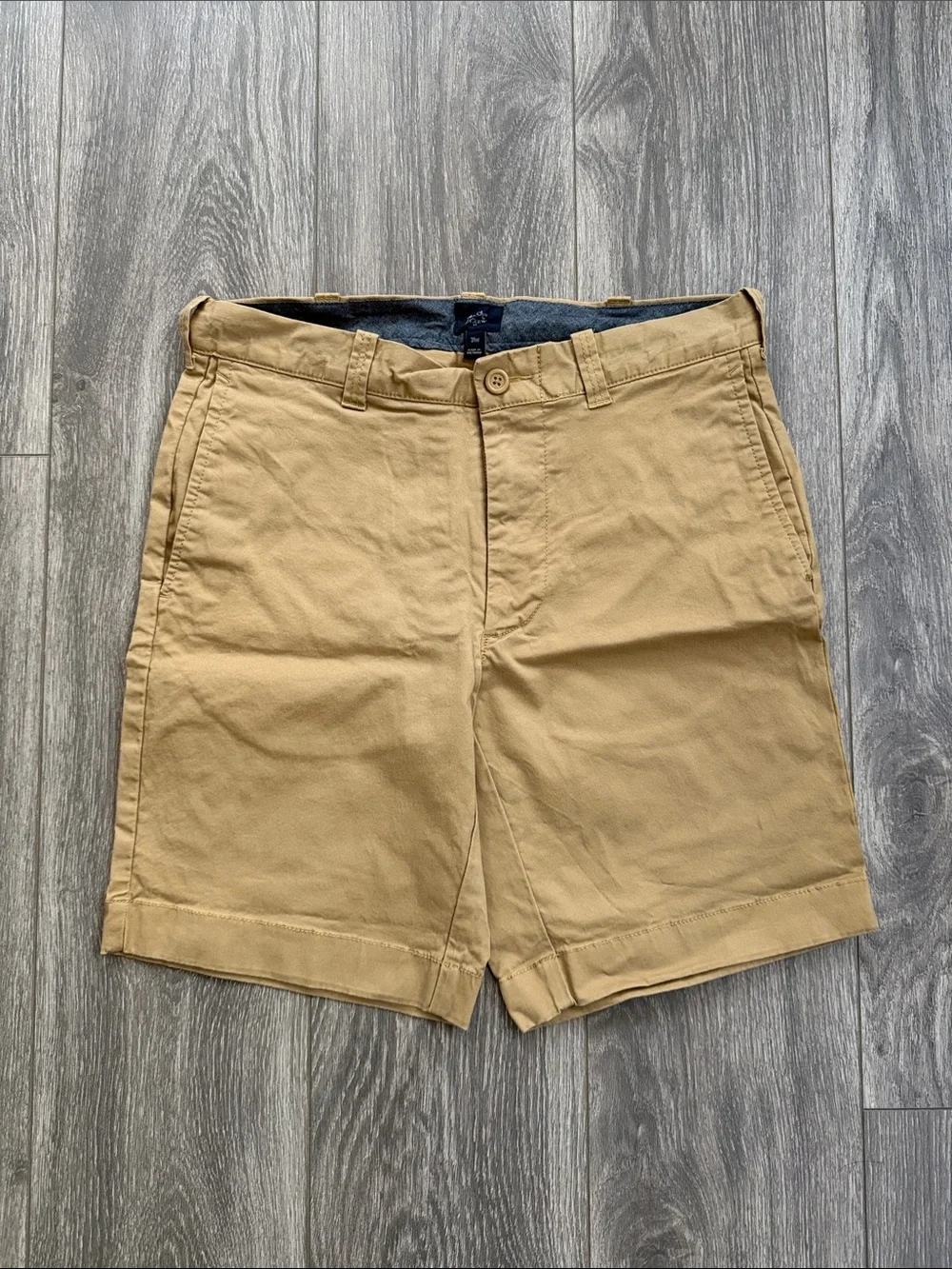 J. Crew - Tan Flat-Front Chino Shorts - Size 31